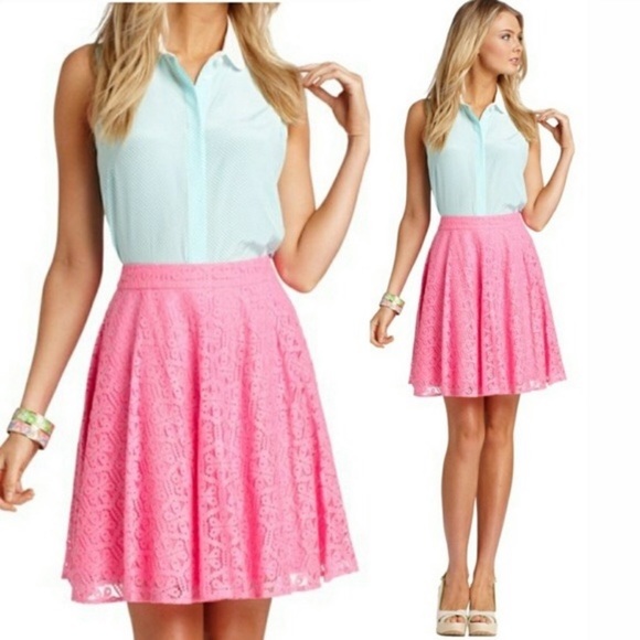 Lilly Pulitzer Dresses & Skirts - 🎉🎉 Lilly Pulitzer skirt in Fiesta Pink 🌸